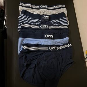 Chaps Men’s Briefs Medium, 5ct Blue